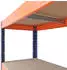 Shelfplaza PRO Schwerlastregal Metall blau-orange 155x80x40cm 5 Böden 200kg (51115400825)