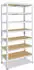 Shelfplaza HOME Schwerlastregal Metall weiß 180x40x30cm 7 Böden 125kg (4318300417)