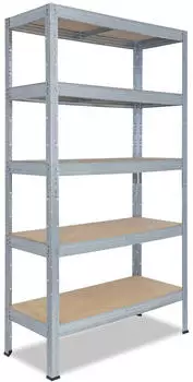 Shelfplaza PRO Schwerlastregal verzinkt 180x40x30cm 5 B&ouml;den 200kg/Boden (5118300425)