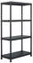 vidaXL Lagerregal Schwarz 100kg 60x30x138cm Kunststoff (45673)