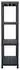 vidaXL Lagerregal Schwarz 100kg 60x30x138cm Kunststoff (45673)