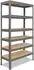Shelfplaza PRO Schwerlastregal Metall grau 230x80x50cm 6 Böden (5623500826)