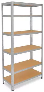 Shelfplaza HOME Schwerlastregal verzinkt 155x50x40cm 6 B&ouml;den (4115400516)