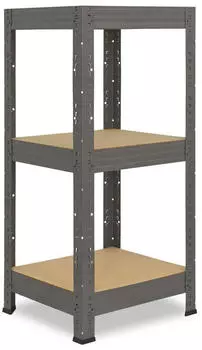 Shelfplaza PROFI Schwerlastregal Metall grau 90x60x60cm 3 B&ouml;den (5609600623)