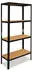 Shelfplaza BLACK Schwerlastregal Metall schwarz 200x110x40cm (41320401114)