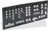 ADB Hakensortiment 50-teilig RAL 9006 (23220)