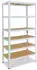 Shelfplaza HOME Schwerlastregal 155x90x40cm Metall weiß 6 Böden (4315400916)