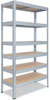 Shelfplaza PRO Schwerlastregal verzinkt 230x120x40cm 6 B&ouml;den 166kg/Boden (5123401226)