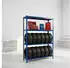 Relaxdays Reifenregal 12 Reifen, 180x120x40cm, 600kg, Stahl, blau (10053032_8619)