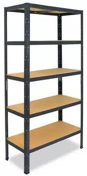 Shelfplaza HOME Schwerlastregal Metall Anthrazit 155x100x50cm 5 B&ouml;den (4515501015)