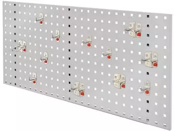 Kappes RasterPlan/ABAX Lochplatten-Einsteigerset 1000x450x150mm 12-teilig lichtgrau (3324.06.1013)