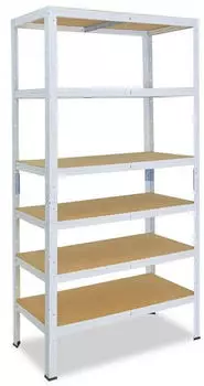 Shelfplaza HOME Schwerlastregal 230x50x30cm wei&szlig; 6 B&ouml;den (4323300516)