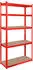 Rebel Lagerregal Metall 5 Böden 180x90x40cm 750kg Rot (RB-1251R)