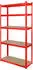 Rebel Lagerregal Metall 5 Böden 180x90x40cm 750kg Rot (RB-1251R)
