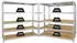 Proregal Giant Elephant 3er-Set Schwerlastregal 5 Ebenen 200kg verzinkt, 180x180x60cm (PR_MRK29-18)