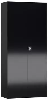 Steelboxx ClassiX Metall-Mehrzweckschrank 180x80x38cm RAL 9005 Tiefschwarz (X-545529)