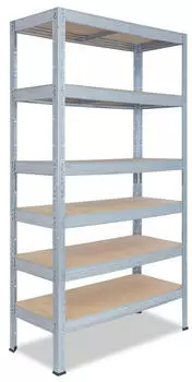 Shelfplaza PROFI Schwerlastregal verzinkt 230x80x40cm, 6 B&ouml;den, 166kg/Boden (5123400826)