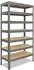 Shelfplaza PRO Schwerlastregal Metall grau 230x120x45cm 7 Böden 142kg/Boden (5623451227)