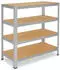 Shelfplaza HOME Schwerlastregal verzinkt 115x70x50cm 4 Böden 175kg (4111500714)