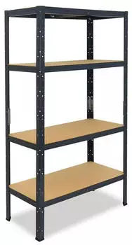 Shelfplaza HOME Schwerlastregal Metall anthrazit 230x100x60cm 4 B&ouml;den (4523601014)