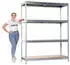 Proregal Wood Yeti Four Schwerlastregal 200x180x75cm Fachlast 400kg verzinkt (PR_RS20-24)