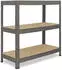 Shelfplaza PRO Schwerlastregal Metall Grau 90x100x60cm 200kg/Boden (5609601023)