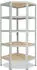 Shelfplaza OFFICE Eckregal 180x70x40cm lichtgrau 5 Böden 175kg Traglast (41218400715C)