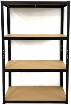 QUICK STAR Lagerregal 90x40x180cm Metall 4 B&ouml;den Schwerlast