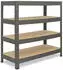 Shelfplaza PRO Schwerlastregal Metall grau 90x100x60cm 200kg/Boden (5609601024)