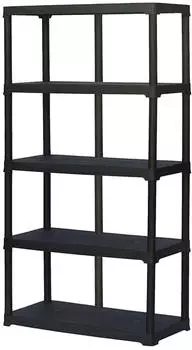 Art Plast Regal aus Polypropylen 5 B&ouml;den, 1000x450x1760mm (T100/5)