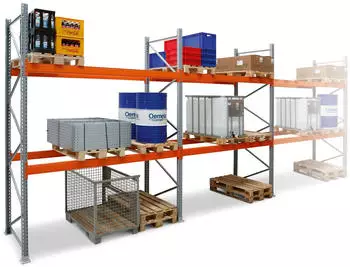 REGALWERK ARTUS Palettenregal 2-Ebenen 250x565x110cm Fachlast 3000kg (AT85)