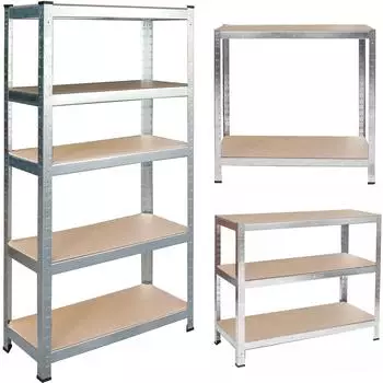 Humberg HR-812 Schwerlastregal Metall 180x90x40cm 875kg (4812)