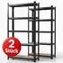 Karat Lakota Schwerlastregal 2er Set, 5 Böden, 875kg, 180x90x40cm, Schwarz (fd-31441)