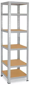 Shelfplaza HOME 200x45x45cm Schwerlastregal Metall verzinkt 6 B&ouml;den 145kg/Boden (4120454516)
