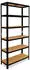 Shelfplaza BLACK Schwerlastregal Metall schwarz 180x40x23cm 6 Böden (41318230416)