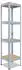 Shelfplaza PRO Schwerlastregal verzinkt 200x40x40cm 4 Böden 200kg/Boden (5120400424)