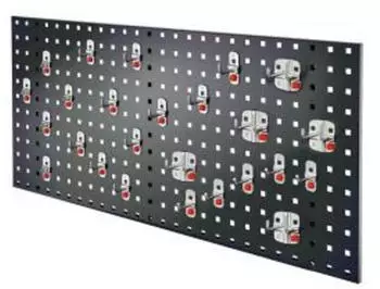 Kappes RasterPlan/ABAX Lochplatten Einsteigerset 8, 1000x450mm, 25-tlg. Werkzeughalter, Anthrazit RAL 7016 (3324.08.1008)
