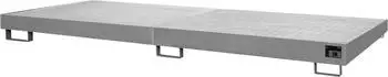 Bauer Regalwanne RW/GR 3300-1 mit Gitterrost, verzinkt, 240L (RW/GR 3300-1)