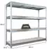Proregal Dino Schwerlastregal 4 Ebenen 200x180x60cm 500kg verzinkt (PR_RK7-39)