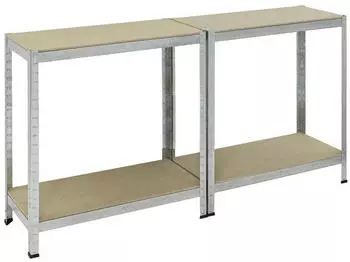 pro-bau-tec Schwerlastregal 4 B&ouml;den 150x75x30cm 100kg (10068)