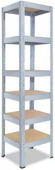 Shelfplaza PRO Schwerlastregal Metall verzinkt 200x45x45cm 6 B&ouml;den (5120454526)