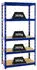 Proregal Tiger Schwerlastregal 5 Ebenen 180x90x45cm 265kg Fachlast Blau (RT1-02)