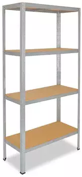 Shelfplaza HOME Schwerlastregal verzinkt 155x90x30cm (4115300914)