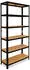 Shelfplaza BLACK Schwerlastregal 200x45x50cm Stahl schwarz 6 Böden 145kg/Boden (41320504516)