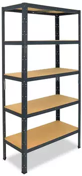 Shelfplaza HOME Schwerlastregal 180x120x45cm Anthrazit 5 B&ouml;den 175kg/Boden (4518451215)