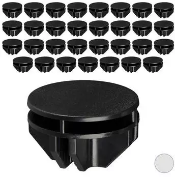 Relaxdays Steckverbinder Set 640-teilig, Schwarz (10034912_0)