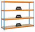 Proregal Wood Beast Four Schwerlastregal 200x240x90cm, 4 Ebenen, 400kg Fachlast (PR_RS14-39)
