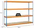 Proregal Wood Beast Four Schwerlastregal 200x240x90cm, 4 Ebenen, 400kg Fachlast (PR_RS14-39)
