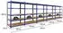 Proregal Taurus Schwerlastregal 5er-Set 180x120x60cm 175kg Blau (MRD21-04)