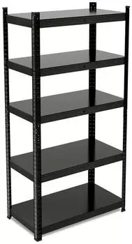Relaxdays Schwerlastregal 5 B&ouml;den 875kg, Stahl, 150x75x30cm